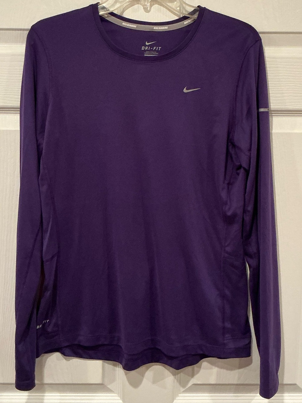 Nike Purple Long Sleeve Dri-FIT Performance Tee